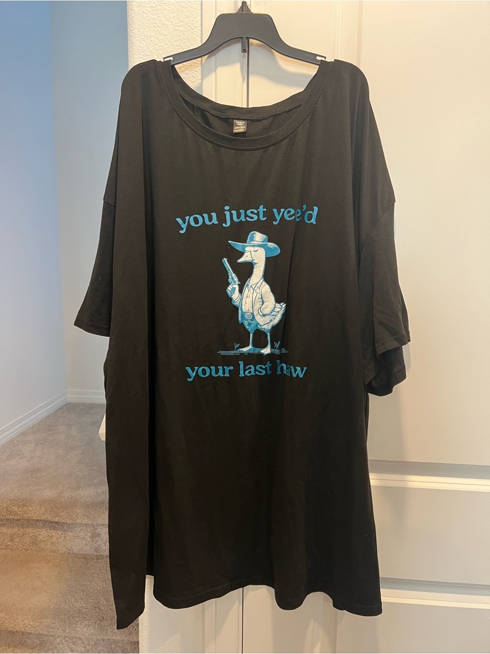 Cowboy Duck Graphic T-Shirt - "You Just Yee'd Your Last Haw"